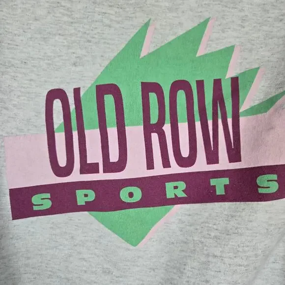 VTG Champion Old Row Sports Y2K Style Pullover Sweatshirt Mens Medium 0835 - Picture 3 of 8